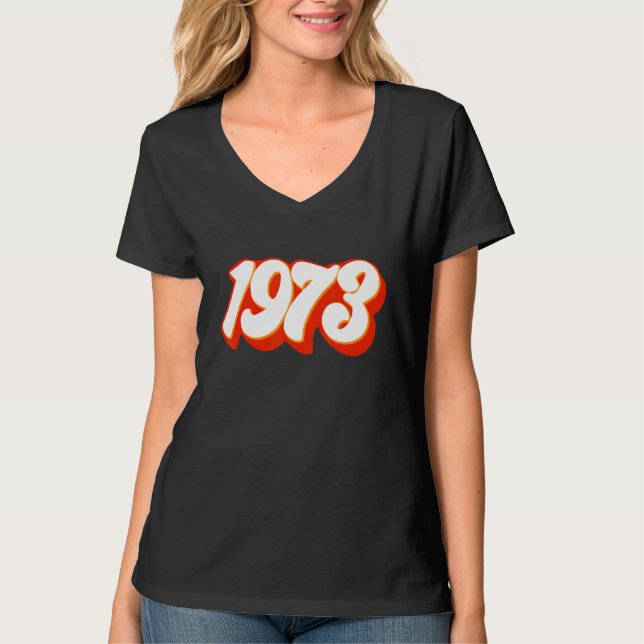T-shirt 1973 Pro Choice Pro Roe/Feminist Women's Rights (Devant)