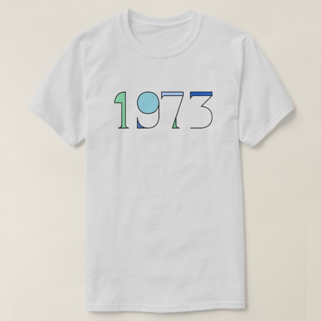 T-shirt 1973 sur les droits à l'avortement (Design devant)