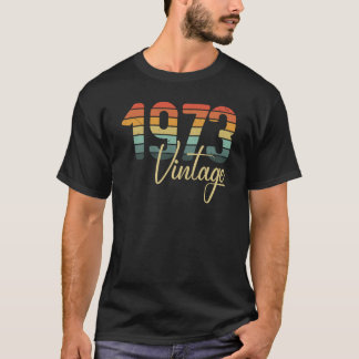 T-shirt 1973 Toutes les pièces d'origine B Jour Vintage Ré