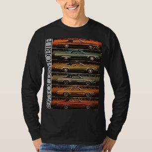 T-shirt 1973 Voitures Vintage Oldsmobile Vieux Rides de l'