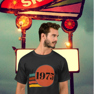 T-shirt 1975 Poster vintage rétro 50e anniversaire