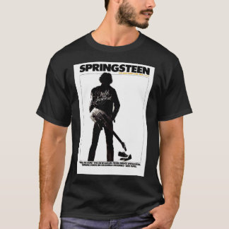 T-shirt 1975 Springsteen Concert Poster Peinture.