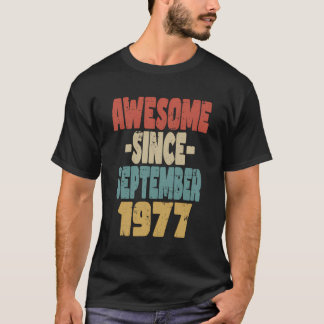 T-shirt 1977 Anniversaire Vintage Retro stupéfiant depuis 