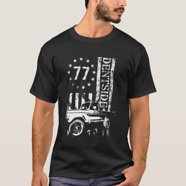 T-shirt 1977 Dentside Classic Truck Dentside Squarebody tr (Devant)