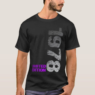 T-shirt 1978 45e anniversaire né en 1978