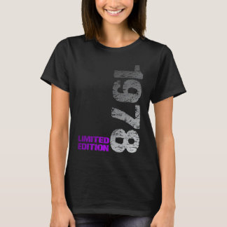 T-shirt 1978 45e anniversaire né en 1978