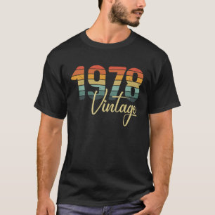 T-shirt 1978 Toutes les pièces d'origine B Jour Vintage Re