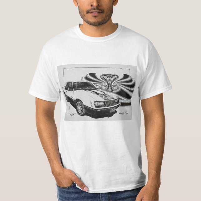 T-shirt 1979 Mustang Cobra chemise de voiture musculaire a (Devant)
