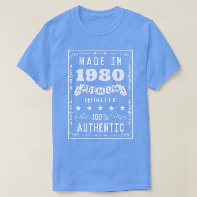 T-SHIRT 1980 (Design devant)