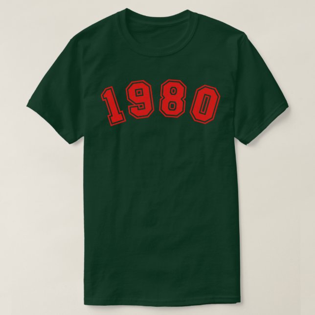 T-SHIRT 1980 8 (Design devant)