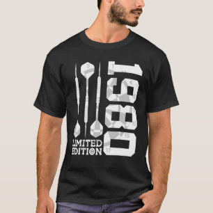 T-shirt 1980 DARTS 42e ANNIVERSAIRE