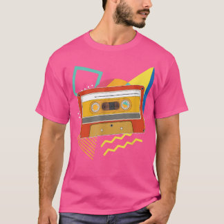 T-shirt 1980 Mixtape Cassette Vintage 80s Music Lover Cas
