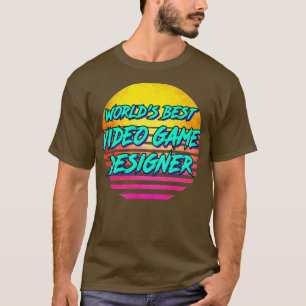 T-shirt 1980s Retro Video Game Designer Cadeau