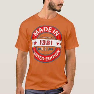 T-shirt 1981 42 Année
