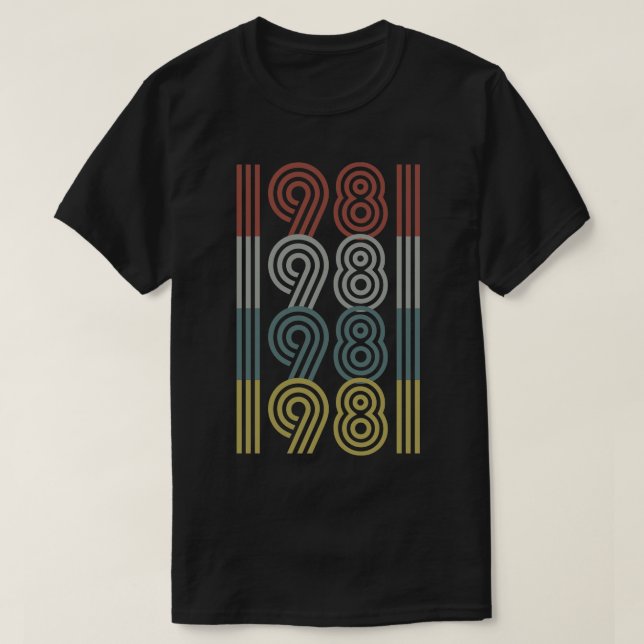 T-shirt 1981 Anniversaire Style rétro (Design devant)