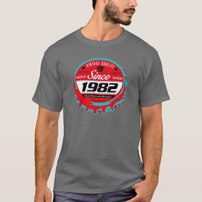 T-shirt 1982 d'année de naissance (Devant)