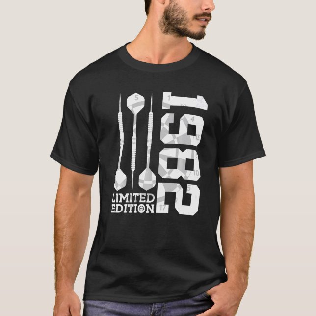 T-SHIRT 1982 DARTS 40E ANNIVERSAIRE (Devant)