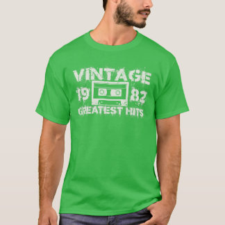T-shirt 1982 Plus grands succès Vintage blanc