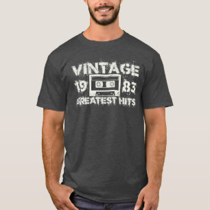 T-shirt 1983 Plus Grandes Réussites Vintage Blanc