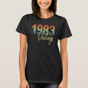 T-shirt 1983 Toutes les pièces d'origine B Jour Vintage Re