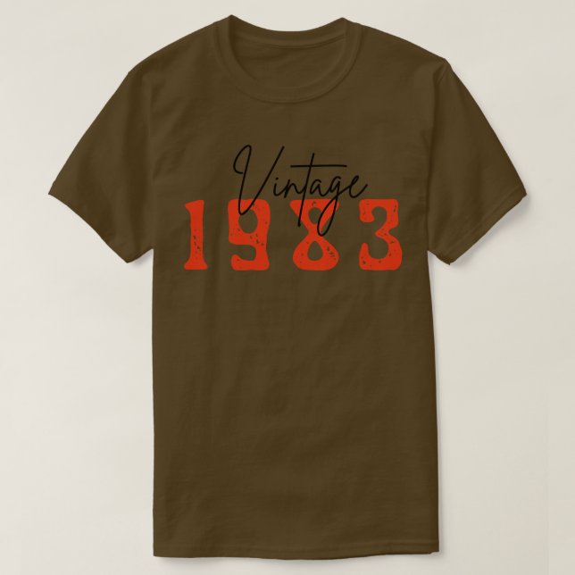 T-shirt 1983 vintage (Design devant)
