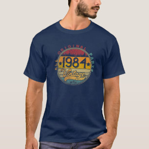 T-shirt 1984 38E Anniversaire Cadeau 38 Ans Vintage Rétro