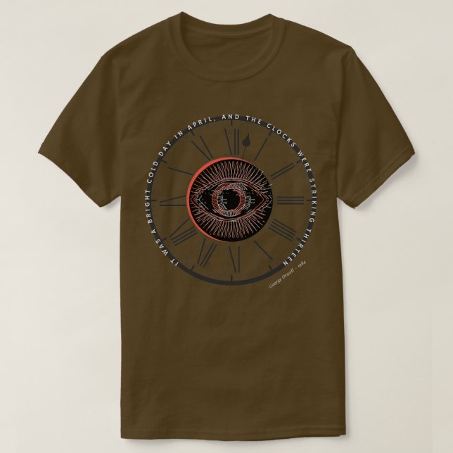 T-shirt 1984 Dystopia (Design devant)