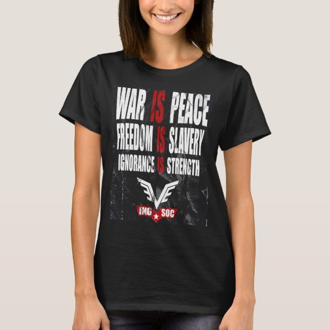 T-shirt 1984 Newspeak Poster Shirt ( Women's ) (Devant)