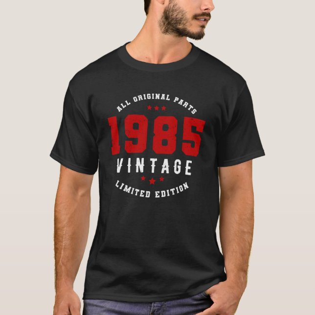 T-shirt 1985 Toutes les pièces originales, Edition Limitée (Devant)