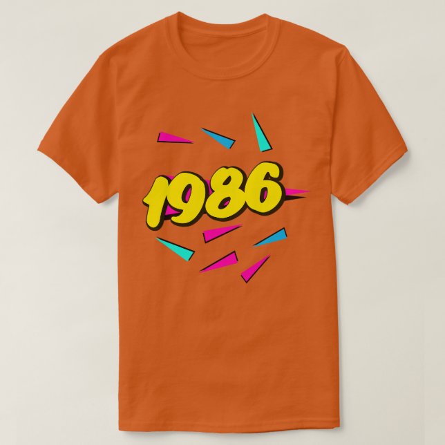 T-SHIRT 1986 (Design devant)