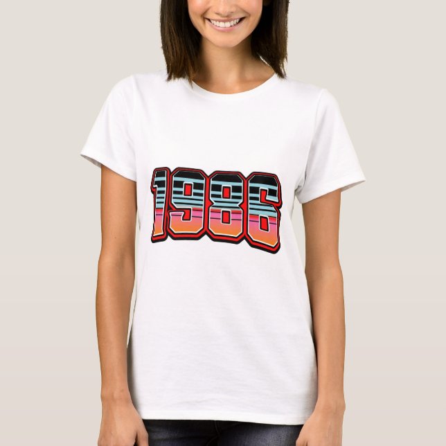 T-SHIRT 1986 (Devant)