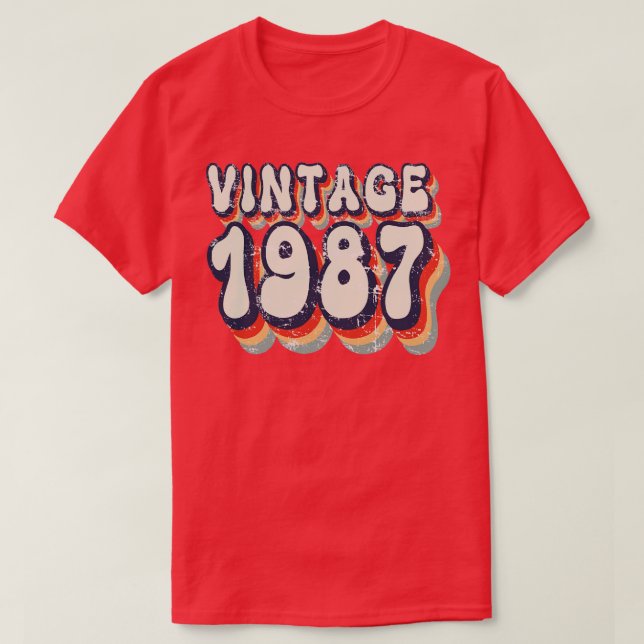 T-shirt 1987 vintage (Design devant)