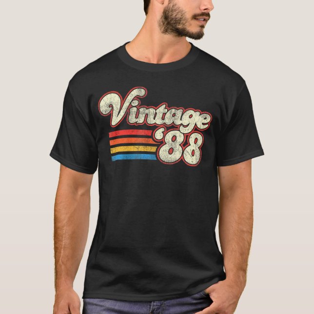 T-shirt 1988 34 Anniversaire (Devant)