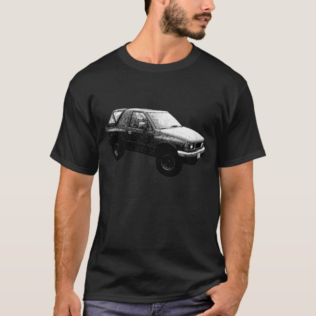 T-shirt 1989 Isuzu Amigo XS Sketch Art (Devant)