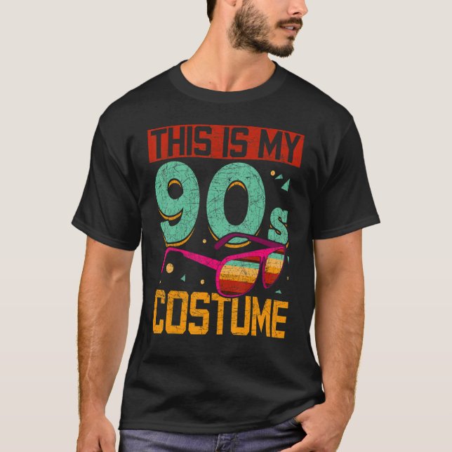 T-shirt 1990s Génération C'Est Ma Soirée Costume 90s Neuf (Devant)