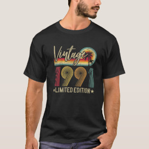 T-shirt 1991 31St Birthday Gift 31 Years Old Limited Editi