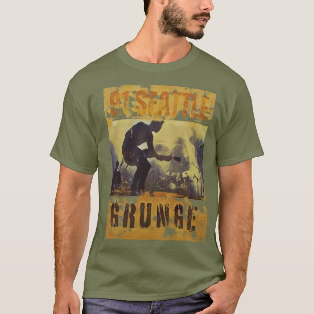 T-shirt 1991 Seattle Grunge Bands (Devant)