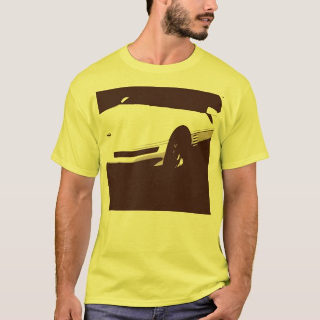 T-shirt 1992 Corvette Classic Pop Art (Devant)