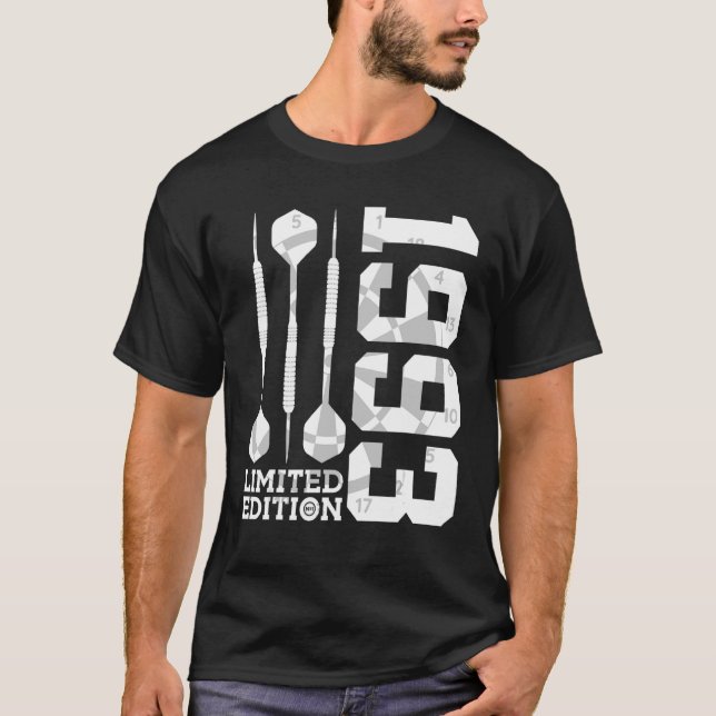 T-SHIRT 1993 DARTS 29E ANNIVERSAIRE (Devant)