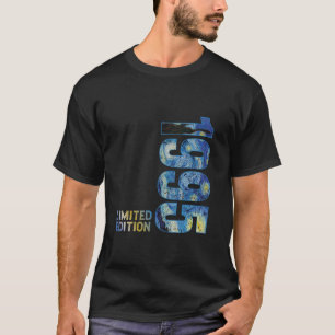 T-shirt 1995 Anniversaire Vincent Van Gogh Nuit étoilée