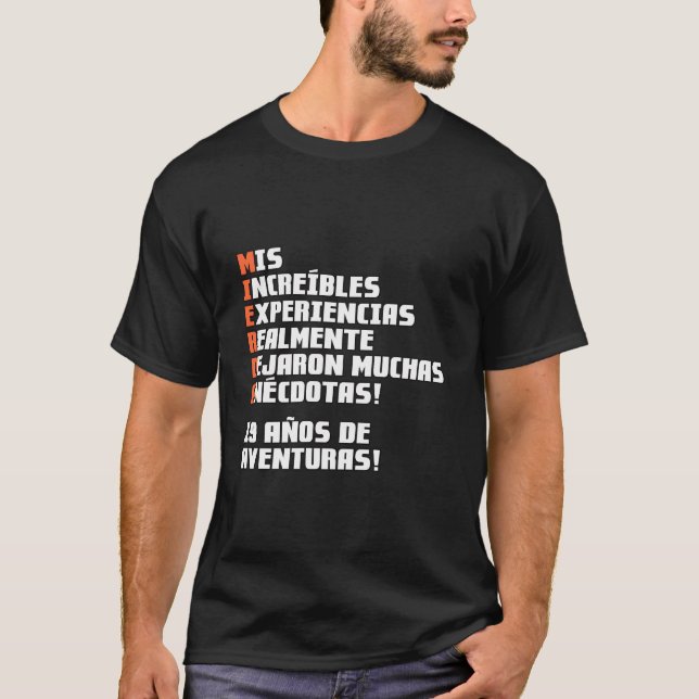 T-shirt 19 Ans D'Aventures (Devant)