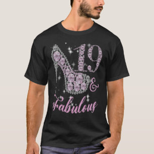 T-shirt 19 ans & Fabully Sparkly Pumps Chaussures 19e Birt
