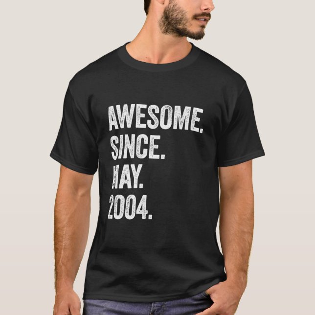 T-shirt 19 Incroyable depuis mai 2004 19e (Devant)