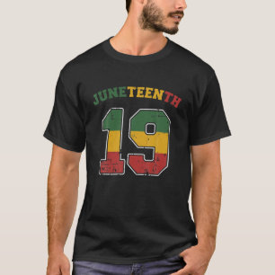 T-shirt 19 Juin Pour L'Indépendance Et La Liberté Africain