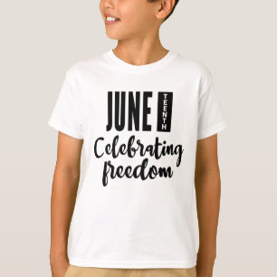 T-shirt 19°, Liberté des Afro-Américains.