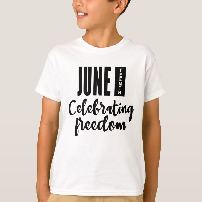 T-shirt 19°, Liberté des Afro-Américains. (Devant)