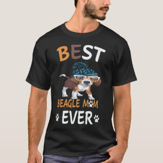 T-shirt 19 Meilleure Maman Beagle de Tous les Temps Beagle