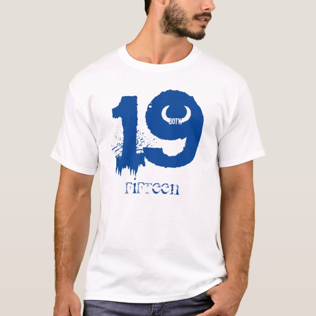 T-shirt 19 QUINZE Taureau des bois (Devant)