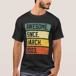 T-shirt 19e anniversaire 19 ans stupéfiant depuis le 20 ma