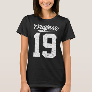 T-shirt 19e anniversaire et original dix-neuf
